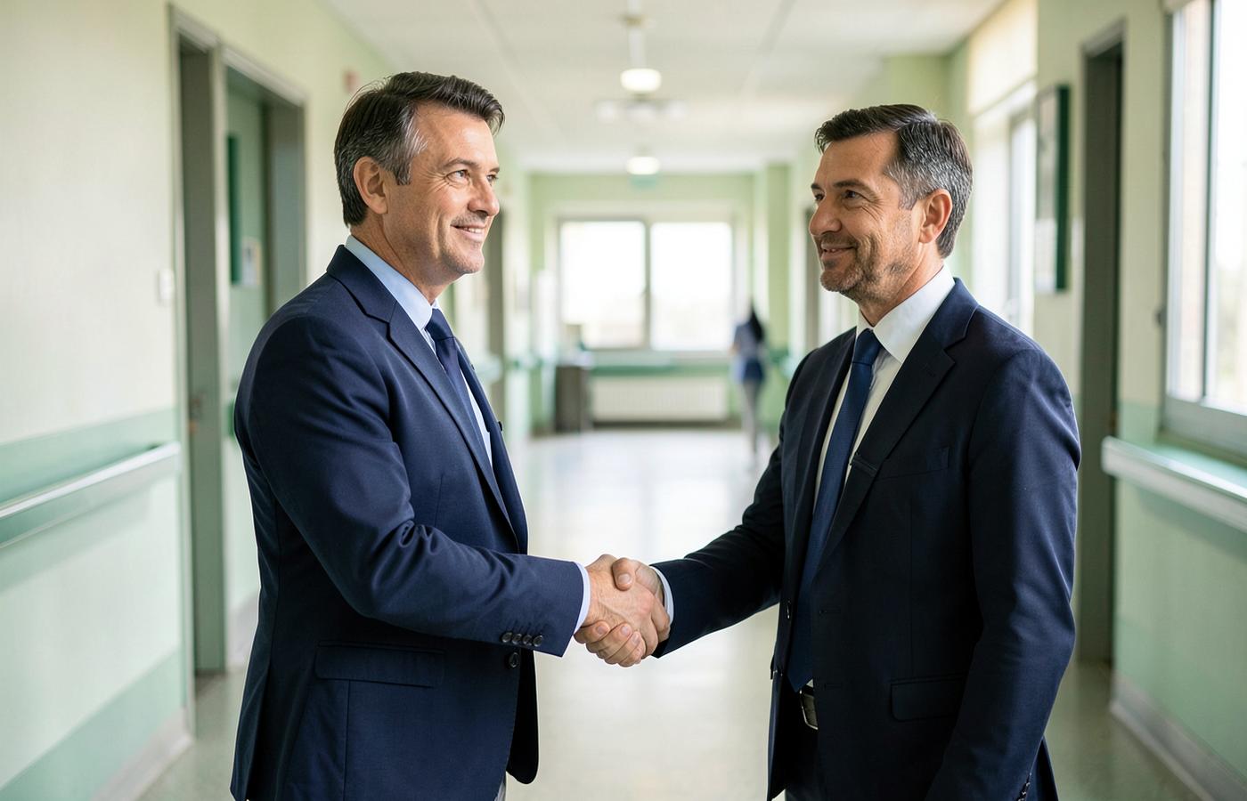 Profesionales de distintas organizaciones colaboran alrededor de una mesa de trabajo.